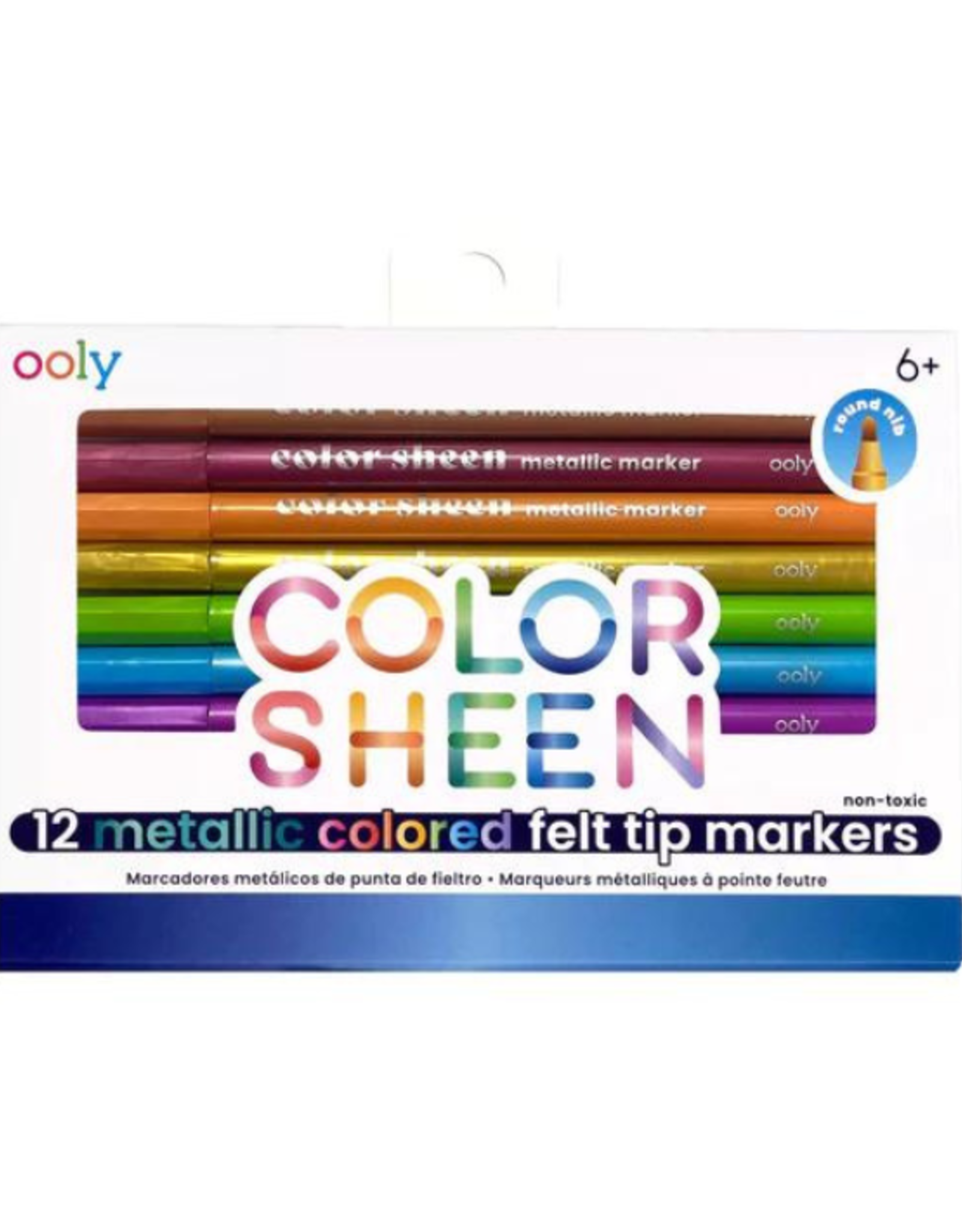 Ooly Ooly - Color Sheen Metallic Markers Set of 12