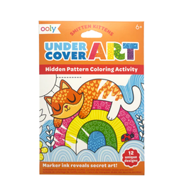 Ooly Undercover Art Hidden Pattern Coloring Activity Smitten Kittens