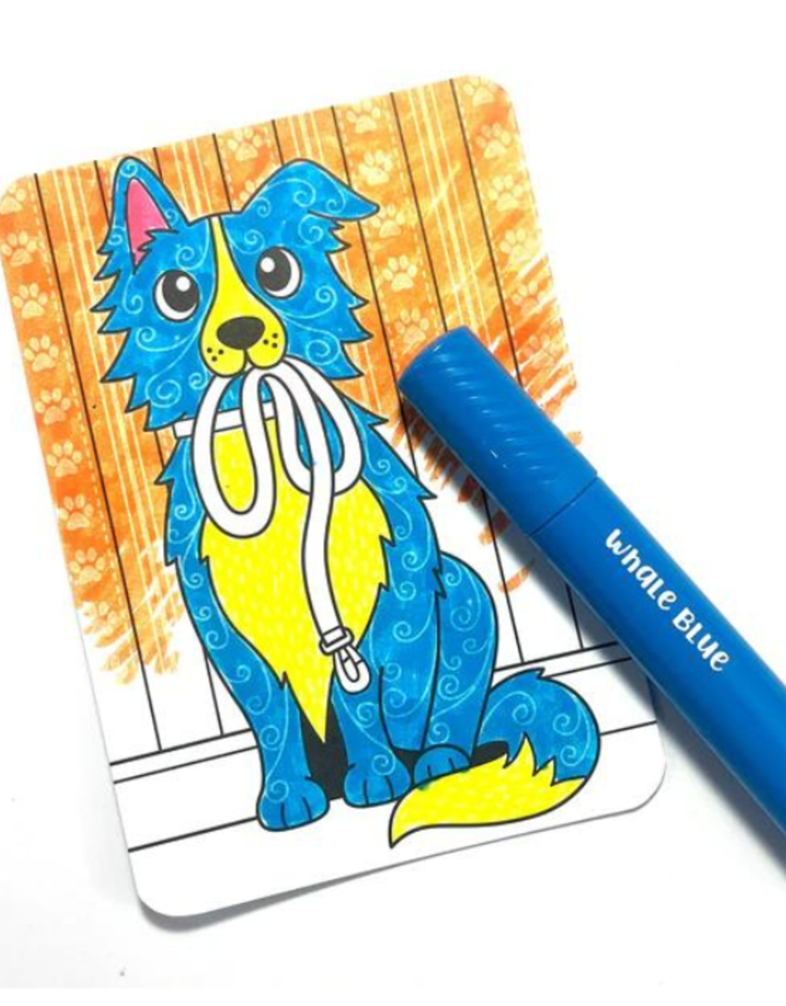 Ooly Ooly - Undercover Art Hidden Pattern Coloring Activity - Dog Days