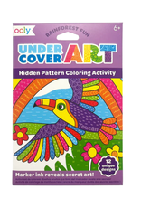 Ooly Ooly - Undercover Art Hidden Pattern Coloring Activity - Rainforest Fun