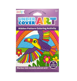 Ooly Undercover Art Hidden Pattern Coloring Activity Rainforest Fun