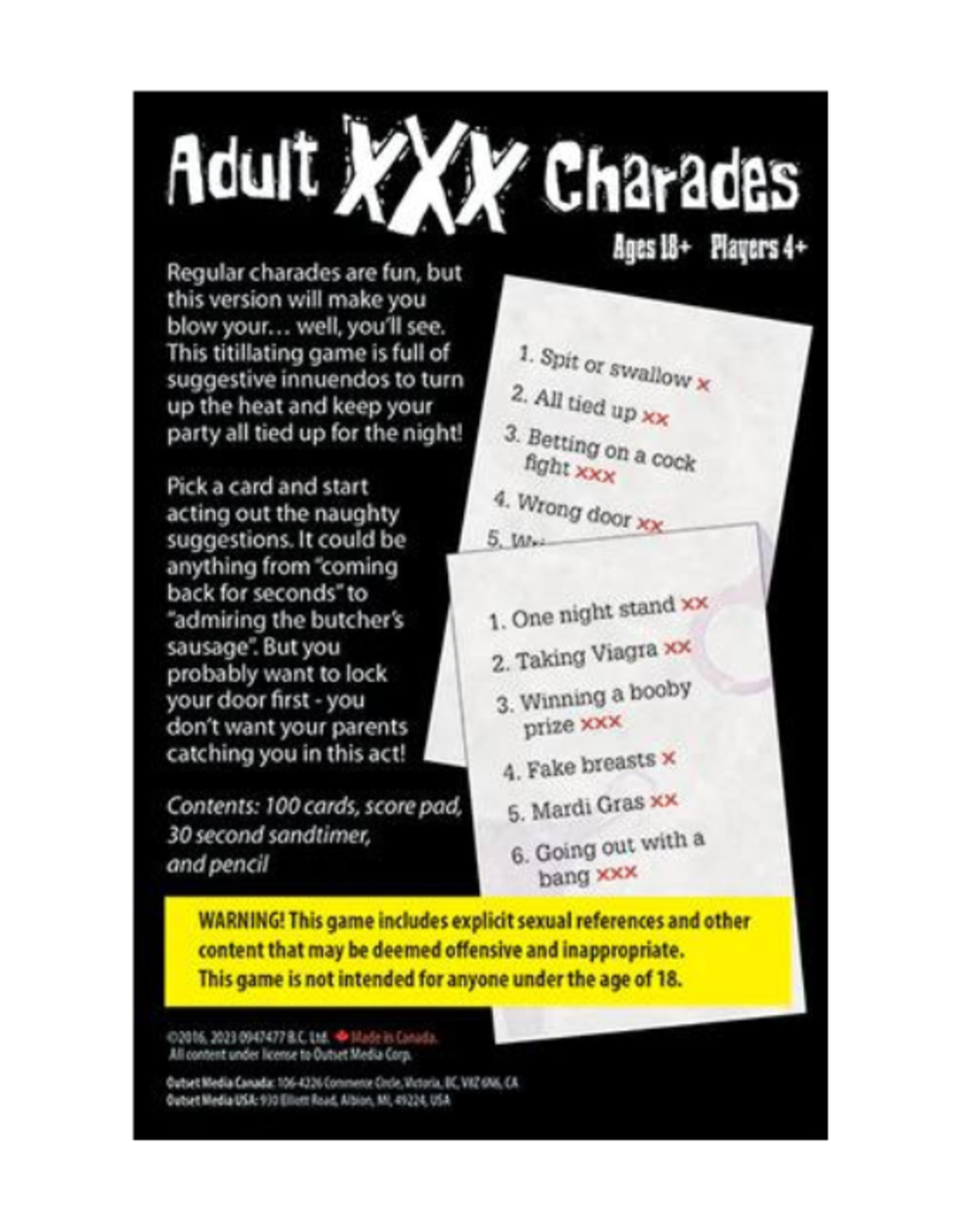 Outset Media Outset - Adult XXX Charades (18+)