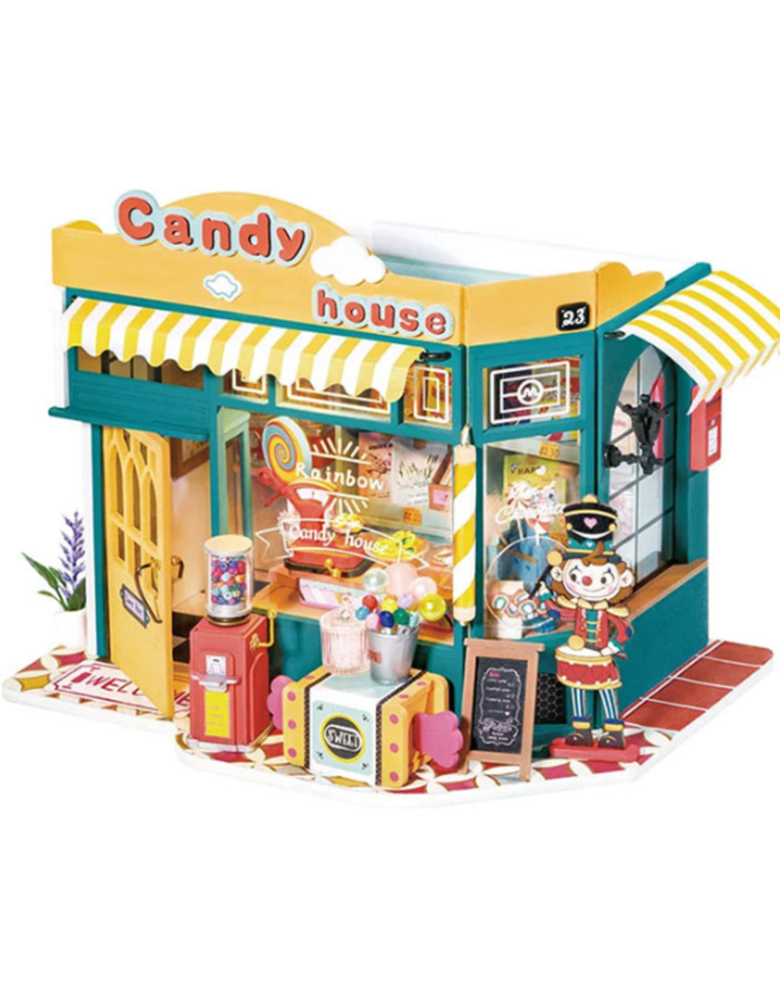 Robotime Robotime - DIY Miniature Dollhouse - Rainbow Candy House