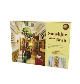 Robotime DIY Miniature Book Nook Sunshine Town