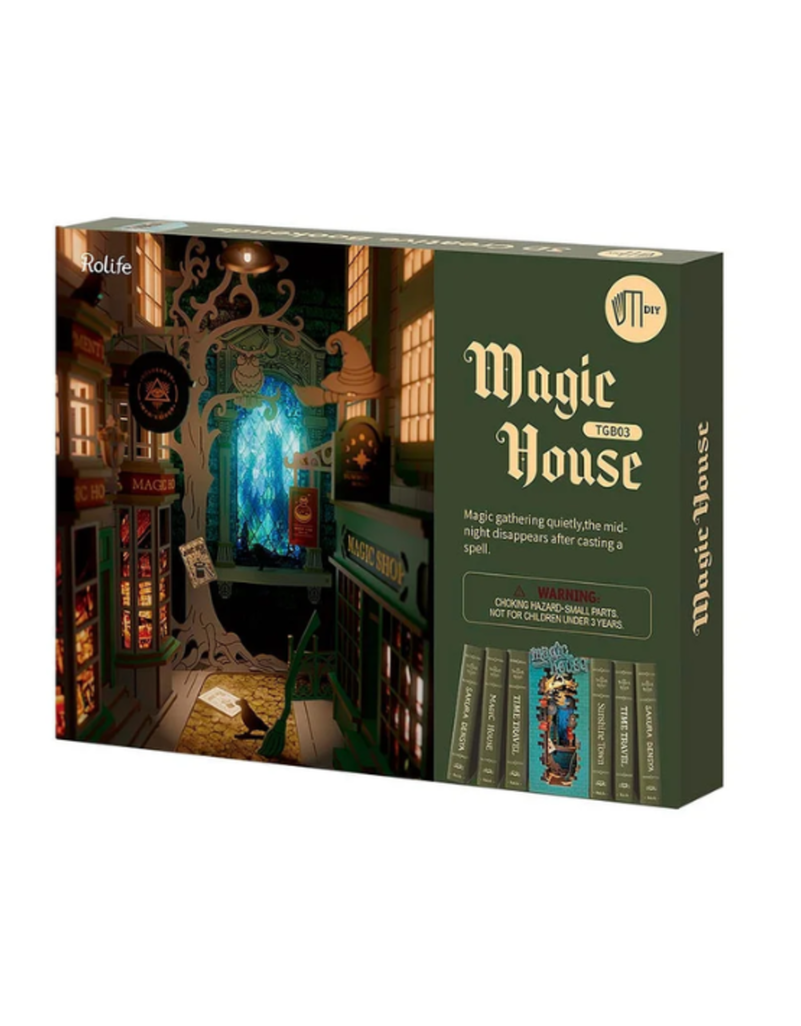 Robotime Robotime - DIY Miniature Book Nook - Magic House