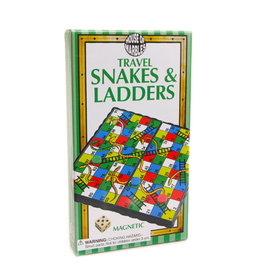 House of Marbles Magnetic Travel Games Snakes and Ladders