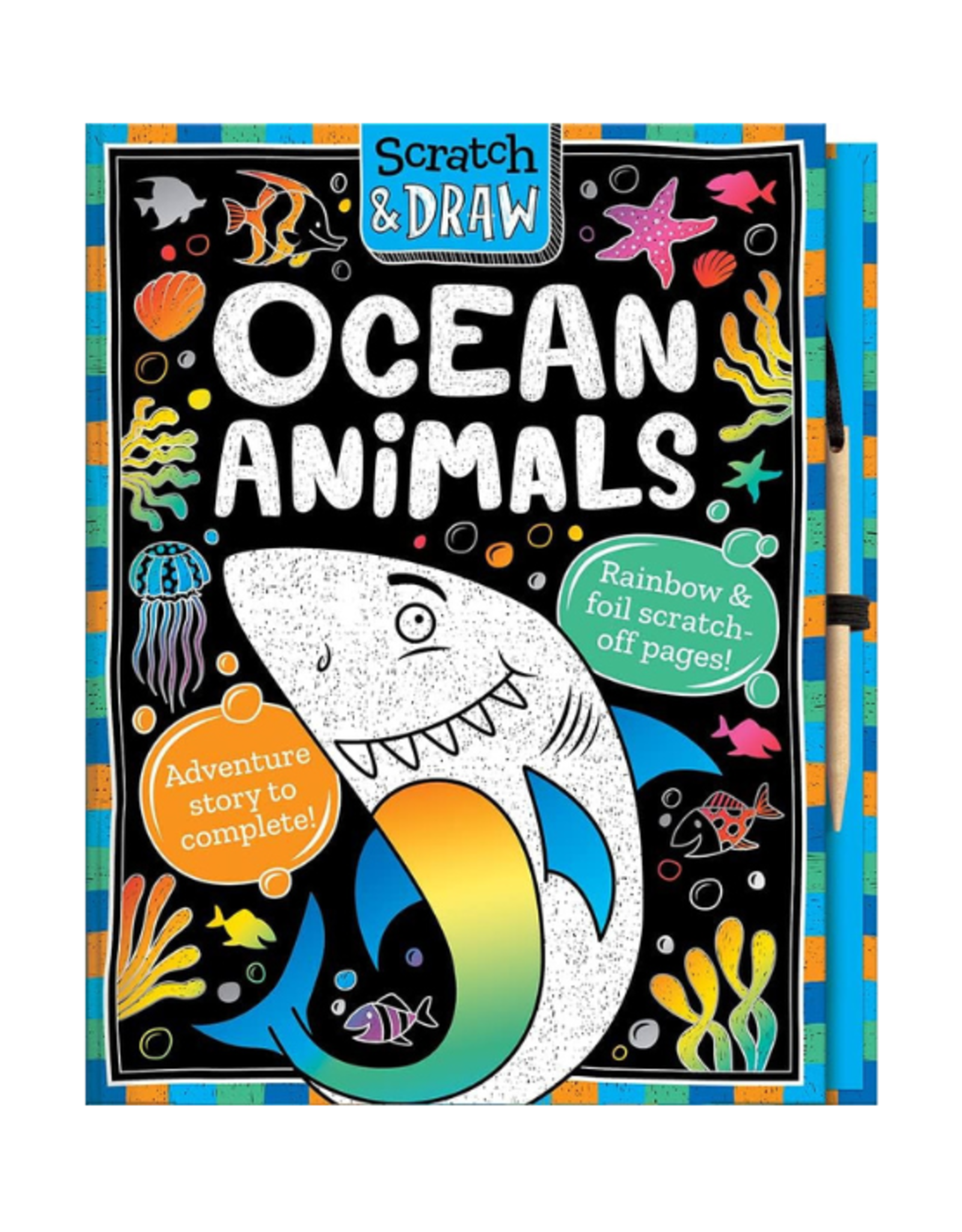 House of Marbles House of Marbles - Scratch and Draw Ocean Animals
