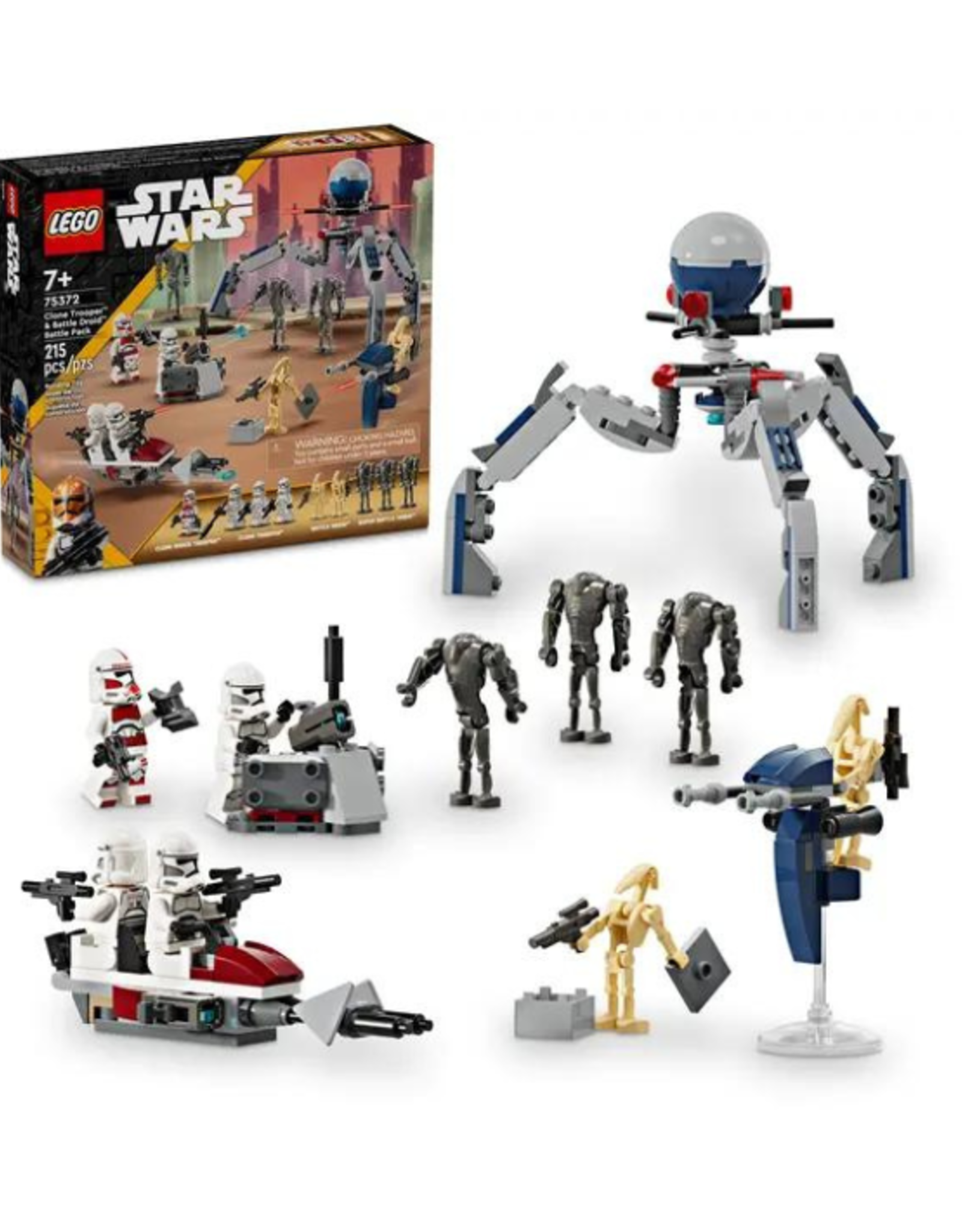 Lego Lego - Star Wars - 75372 - Clone Trooper™ & Battle Droid™ Battle Pack