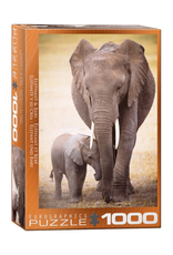 Eurographics Eurographics - 1000pcs - Elephant and Baby