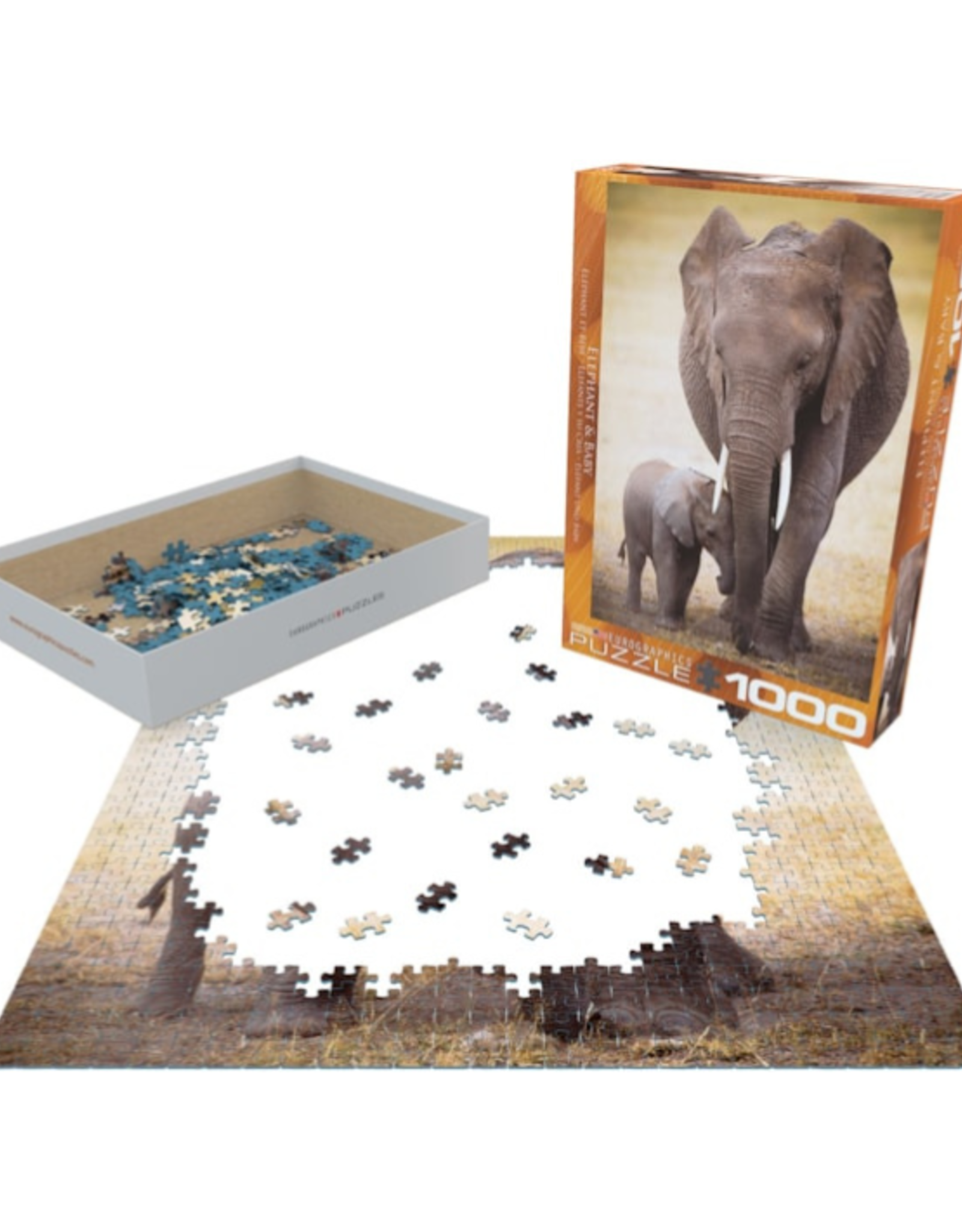Eurographics Eurographics - 1000pcs - Elephant and Baby