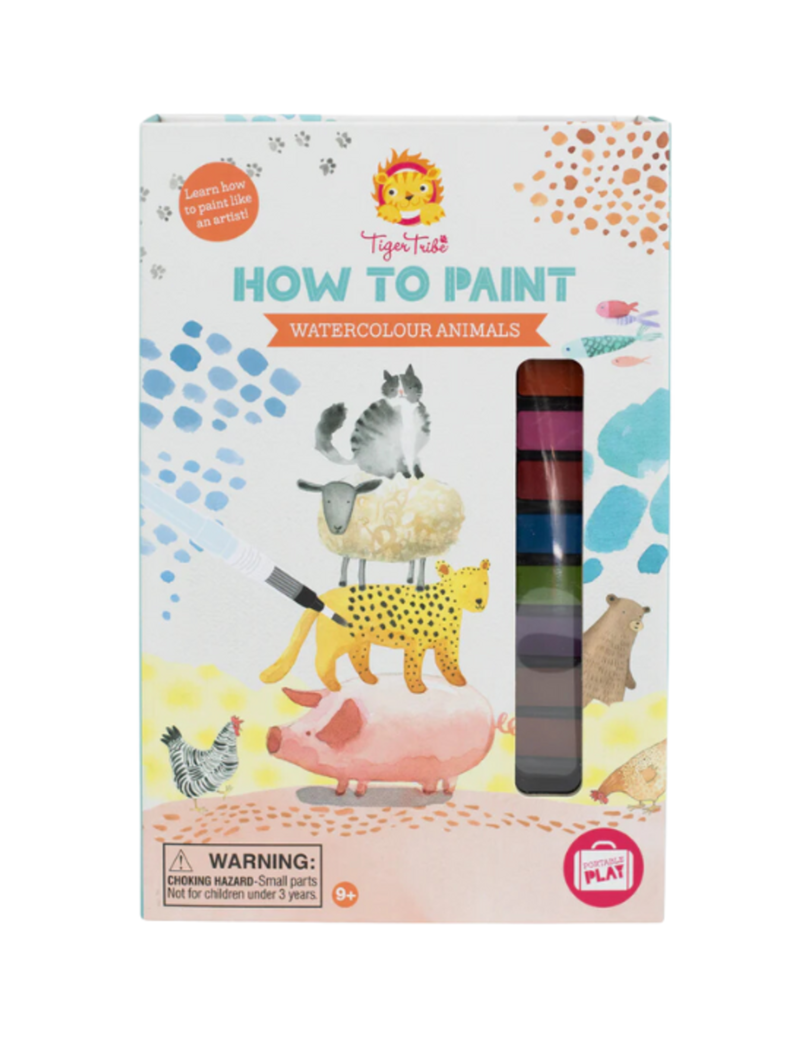 Tiger Tribe - How to Paint - Watercolour Animals