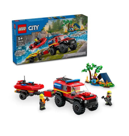 Lego City 60412 4x4 Fire Truck with Rescue Boat