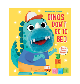 House of Marbles Hand Puppet Book Dinos Don't Go To Bed