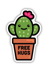 Stickers Northwest Inc. Stickers Northwest Inc - Free Hugs Cactus Sticker