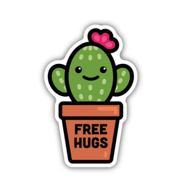 Stickers Northwest Inc. Free Hugs Cactus Sticker