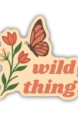Stickers Northwest Inc. Stickers Northwest Inc - Wild Thing Flower With Butterfly Sticker