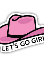 Stickers Northwest Inc. Stickers Northwest Inc - Lets Go Girls Pink Hat Sticker