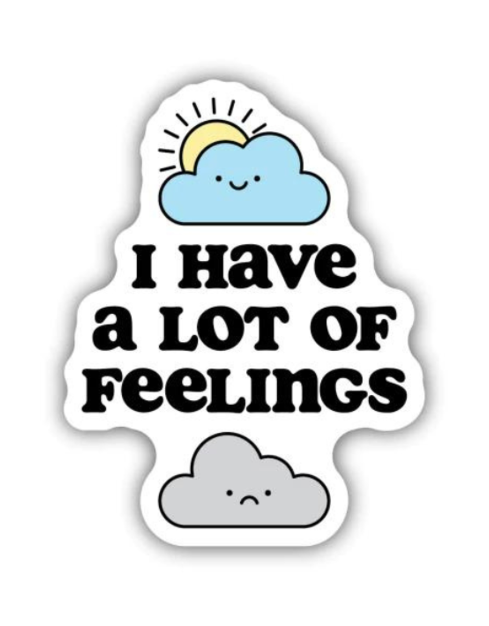 Stickers Northwest Inc. Stickers Northwest Inc - I Have A Lot Of Feelings Clouds Sticker