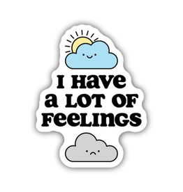 Stickers Northwest Inc. I Have A Lot Of Feelings Clouds Sticker
