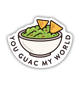 Stickers Northwest Inc. You Guac My World Guacamole Sticker