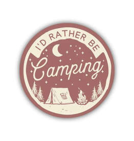 Stickers Northwest Inc. I'd Rather Be Camping Sticker