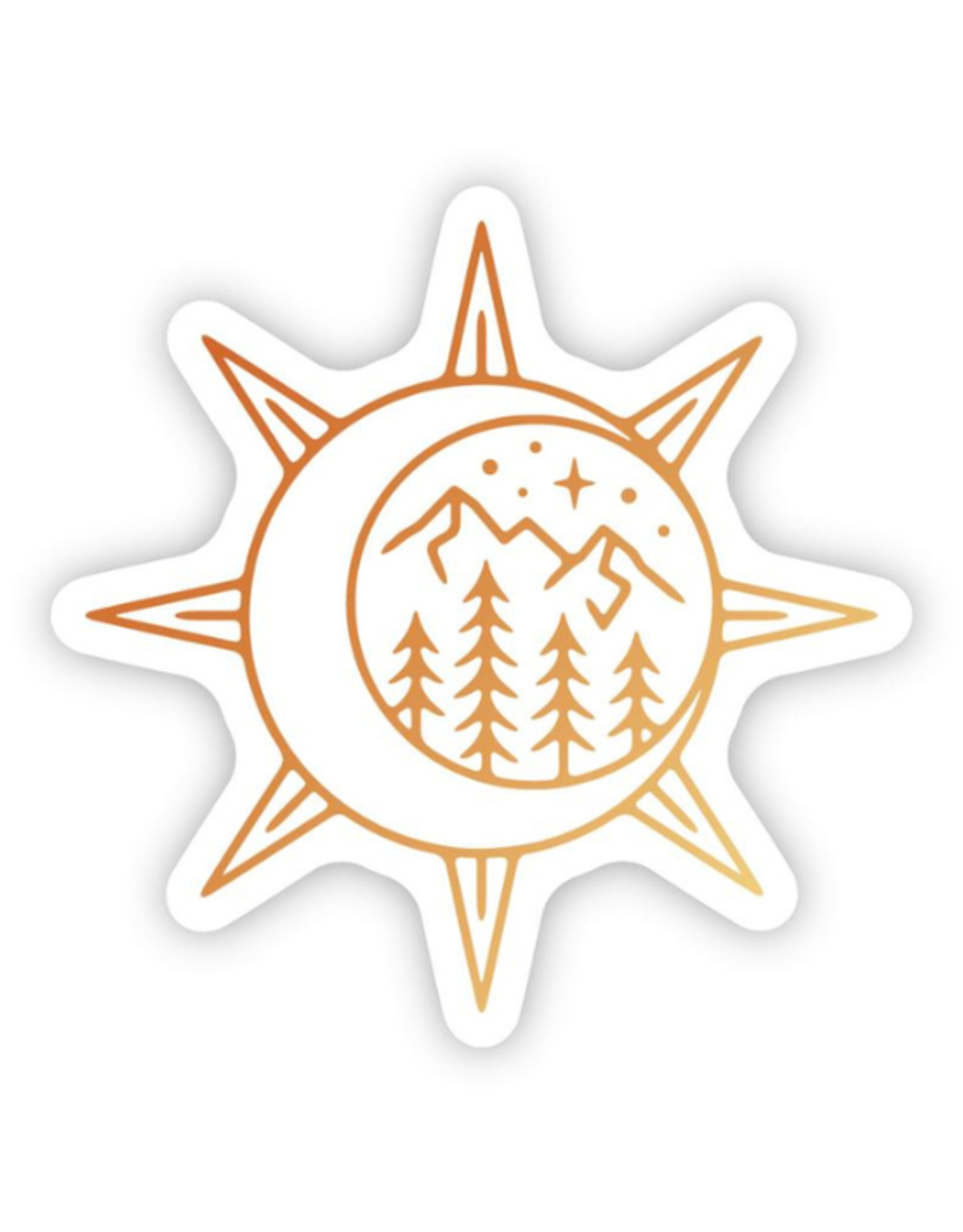 Stickers Northwest Inc. Stickers Northwest Inc. - Sun and Moon Scene Sticker