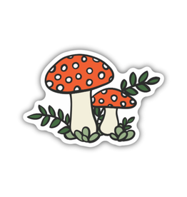 Stickers Northwest Inc. Mushroom Sketch Sticker