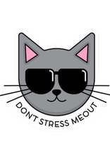 Stickers Northwest Inc. Stickers Northwest Inc. - Don't Stress Me Out Sunglasses Cat Sticker