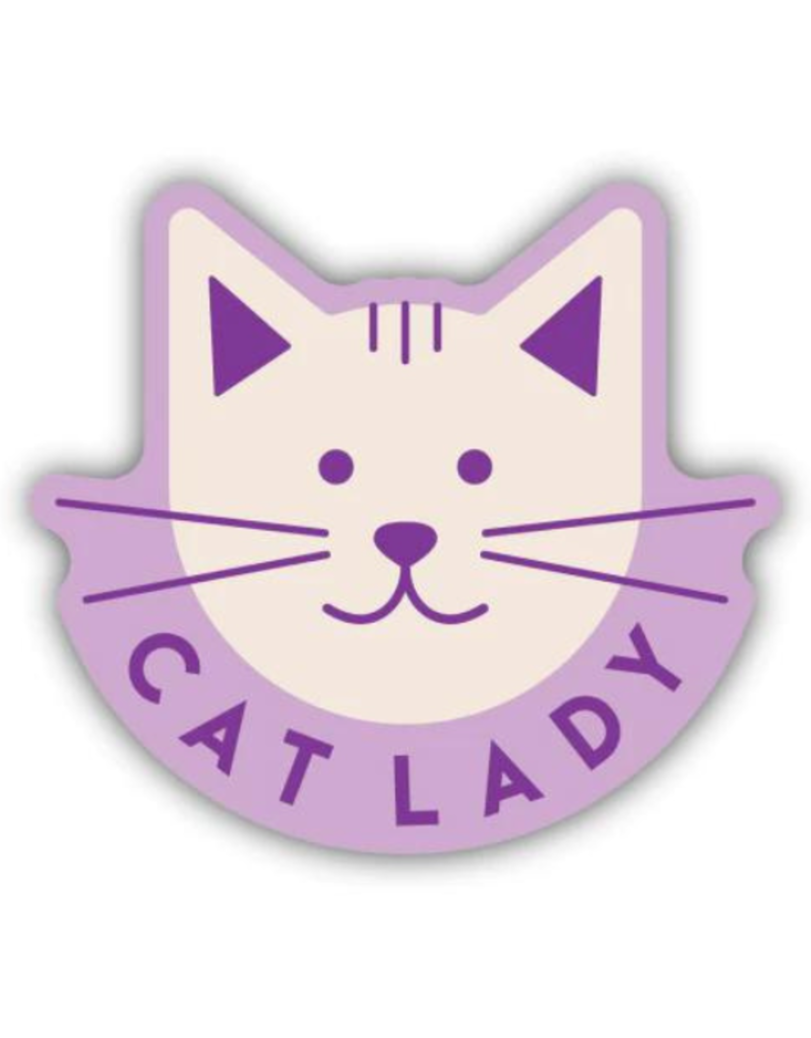 Stickers Northwest Inc. Stickers Northwest Inc. - Purple Cat Lady Sticker