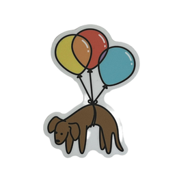 Stickers Northwest Inc. Balloon Dachshund Sticker