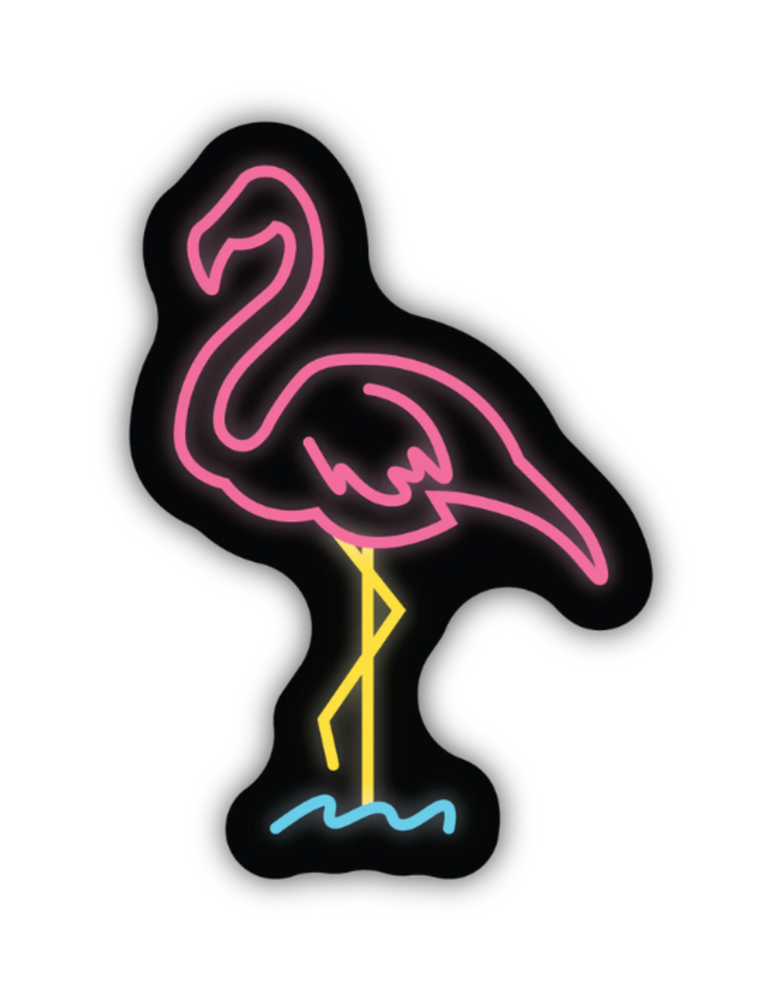Stickers Northwest Inc. Stickers Northwest Inc. - Neon Flamingo Sticker