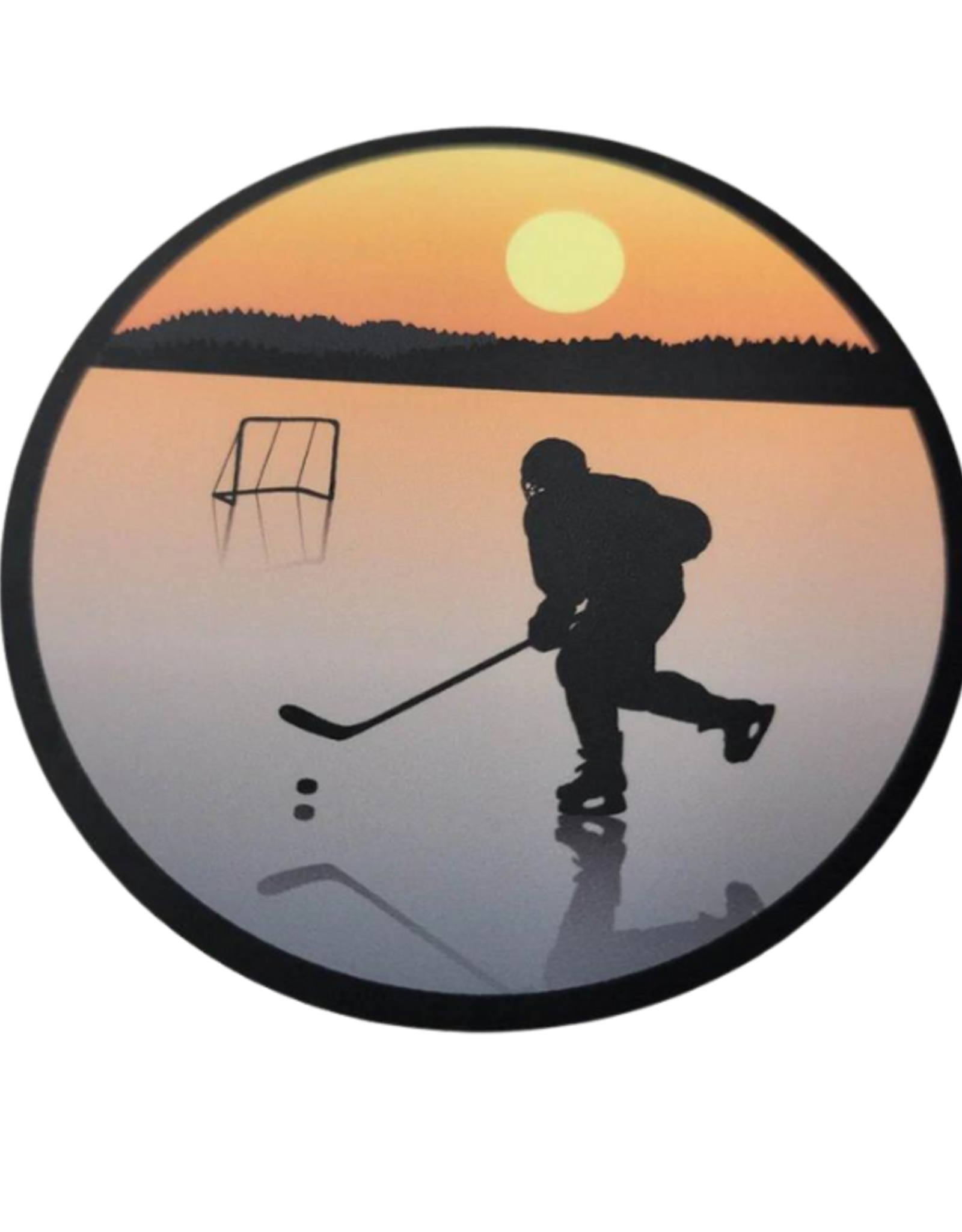 Stickers Northwest Inc. Stickers Northwest Inc. - Hockey Scene Sticker