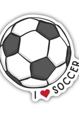 Stickers Northwest Inc. Stickers Northwest Inc. - I Love Soccer Ball Sticker