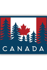 Stickers Northwest Inc. Stickers Northwest Inc. - CA Flag Trees Canada Sticker