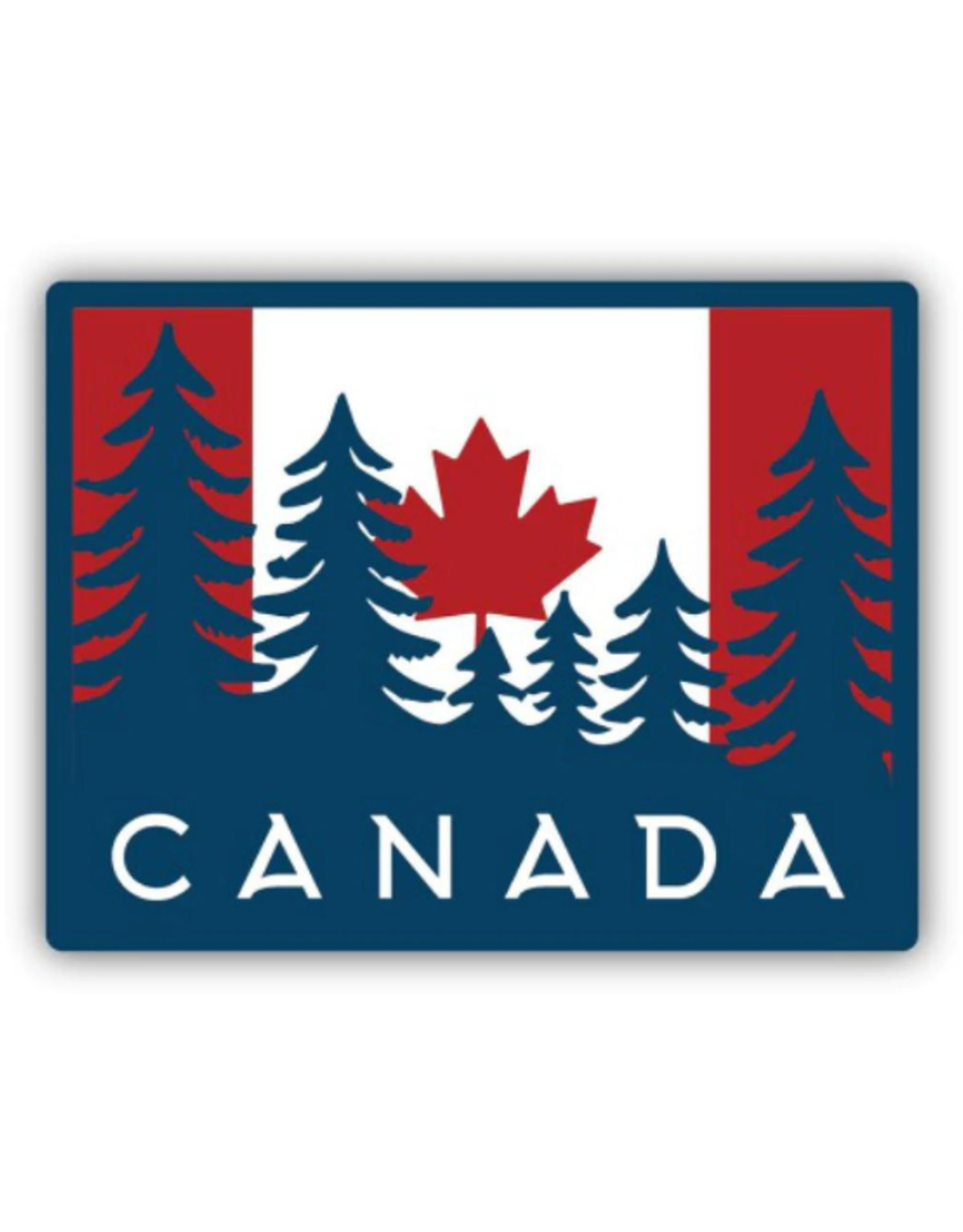 Stickers Northwest Inc. Stickers Northwest Inc. - CA Flag Trees Canada Sticker