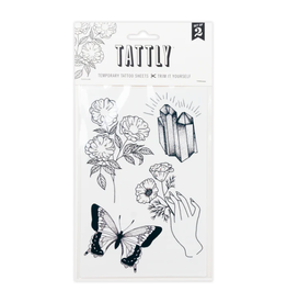 Tattly Earthly Gems Tattoo Sheet