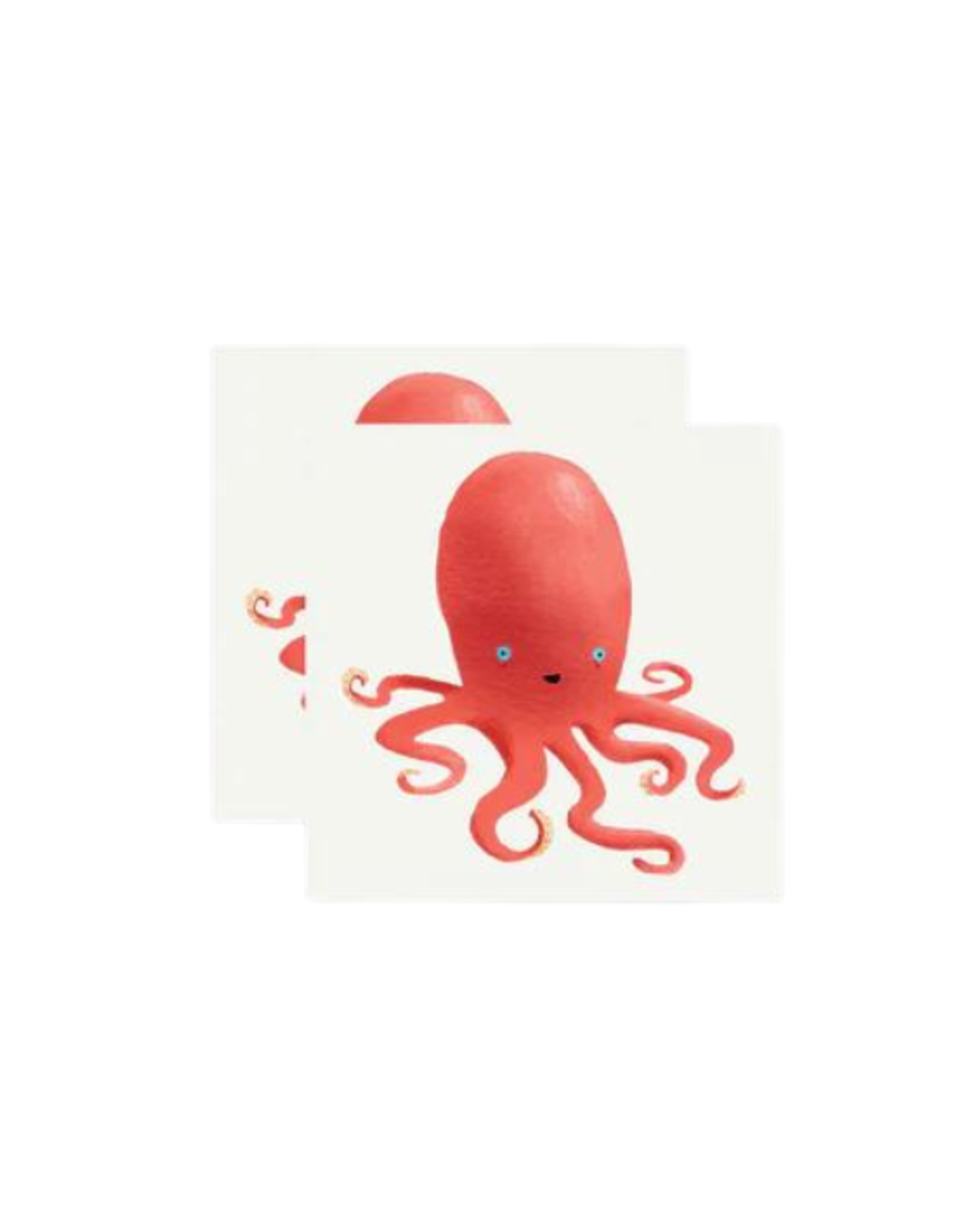 Tattly Tattly - Ruby Octopus Tattoo Pair