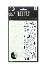 Tattly Tattly - Curiosities Tattoo Sheet (Glow in the Dark)