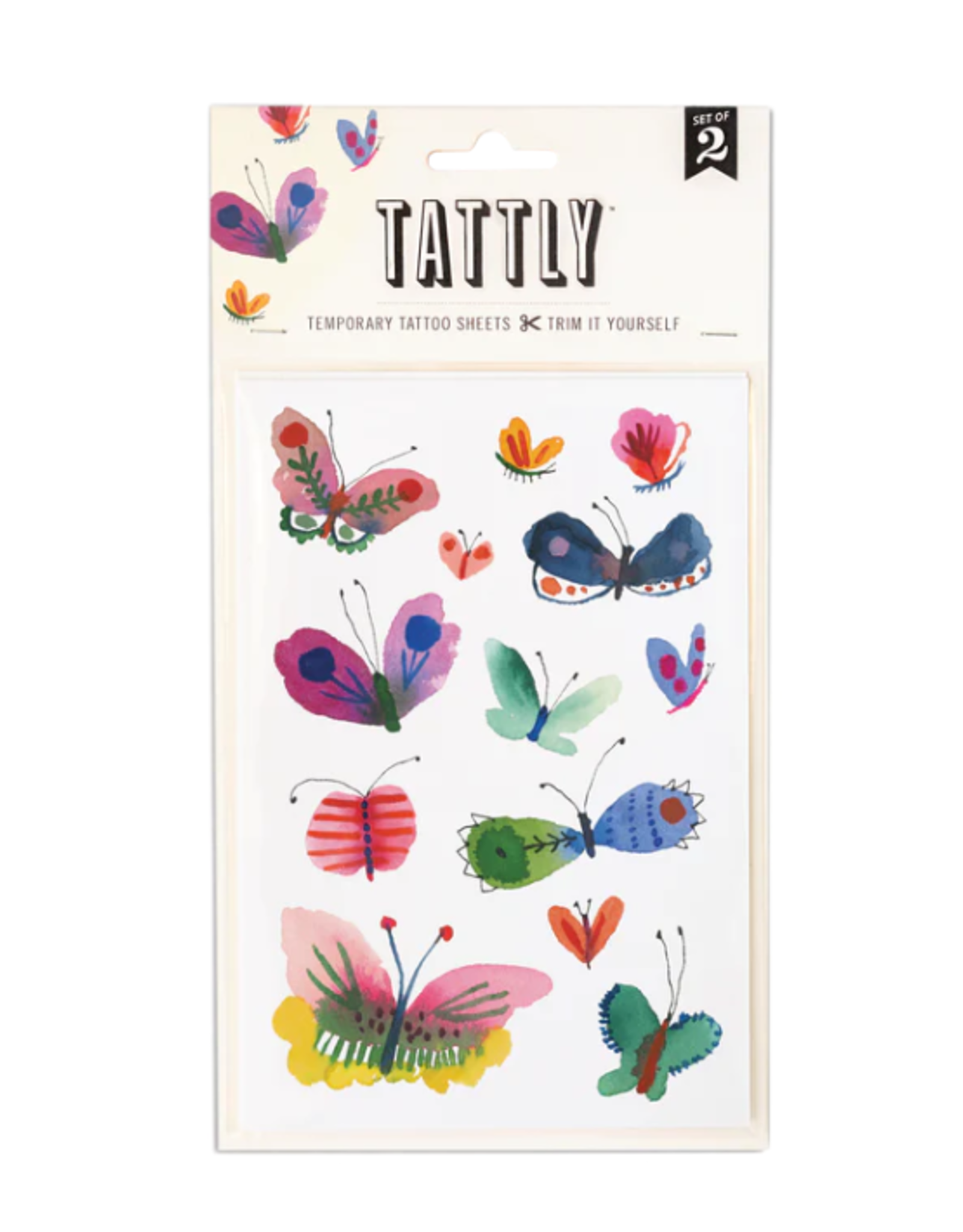Tattly Tattly - Butterfly Frenzy Tattoo Sheet
