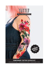 Tattly Tattly - Painted Floral Tattoo Sleeve Kit