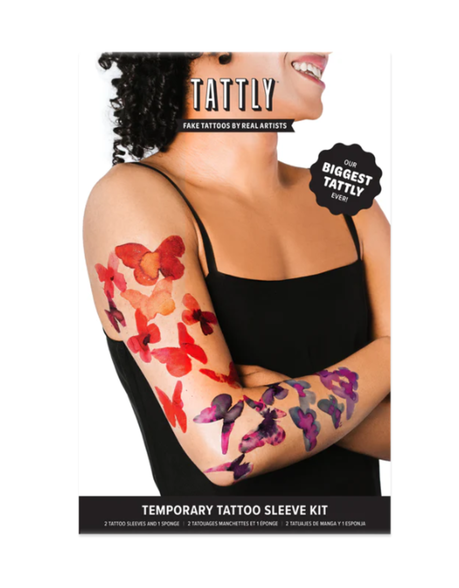 Tattly Tattly - Kaleidoscope Butterflies Tattoo Sleeve Kit