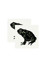 Tattly Tattly - Speckled Foil Frog Tattoo Pair (Metallic)