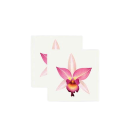 Tattly Pink Orchid Tattoo Pair