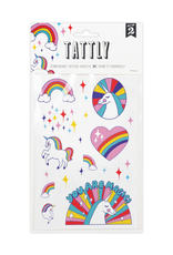 Tattly Tattly - Rainbow Unicorns Tattoo Sheet