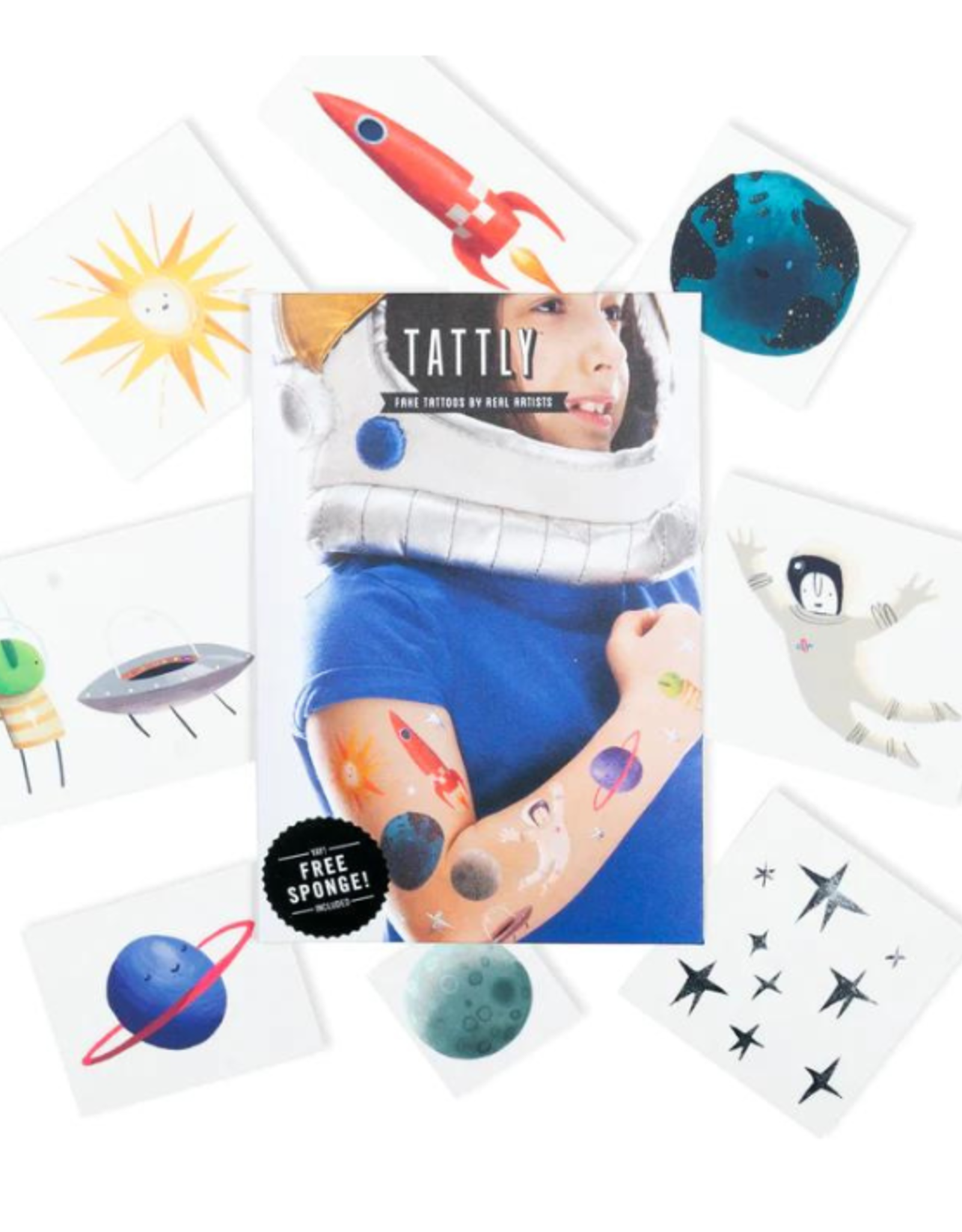 Tattly Tattly - Space Explorer Tattoo Set