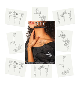 Tattly Fine Florals Tattoo Set