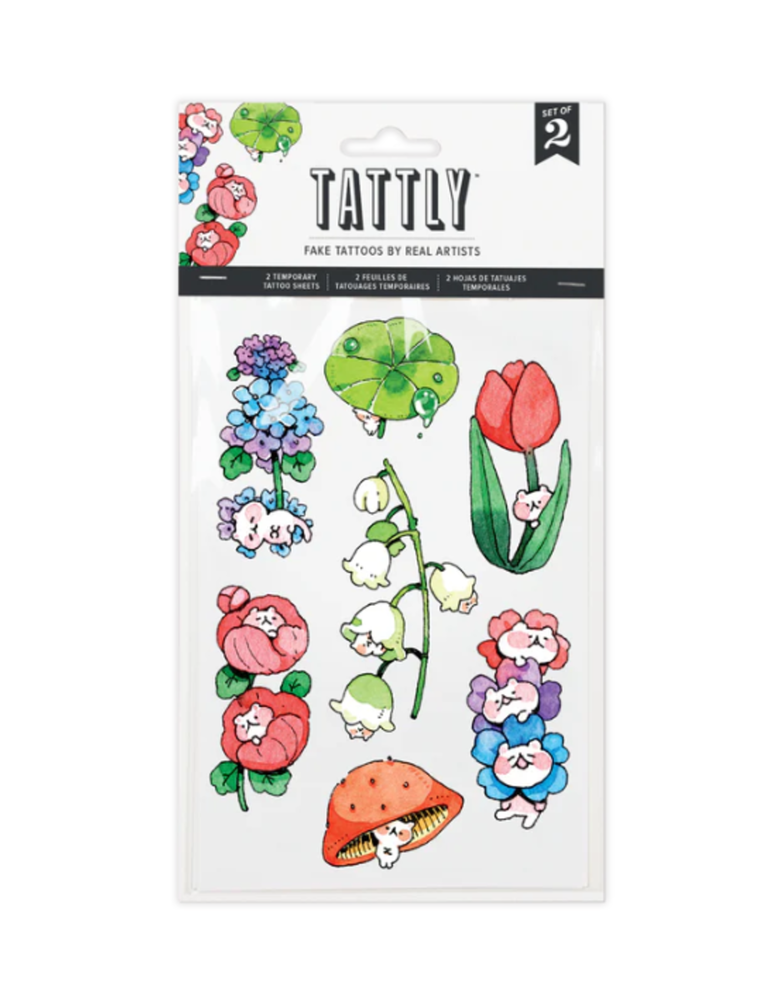 Tattly Tattly - Shy Ones Tattoo Sheet