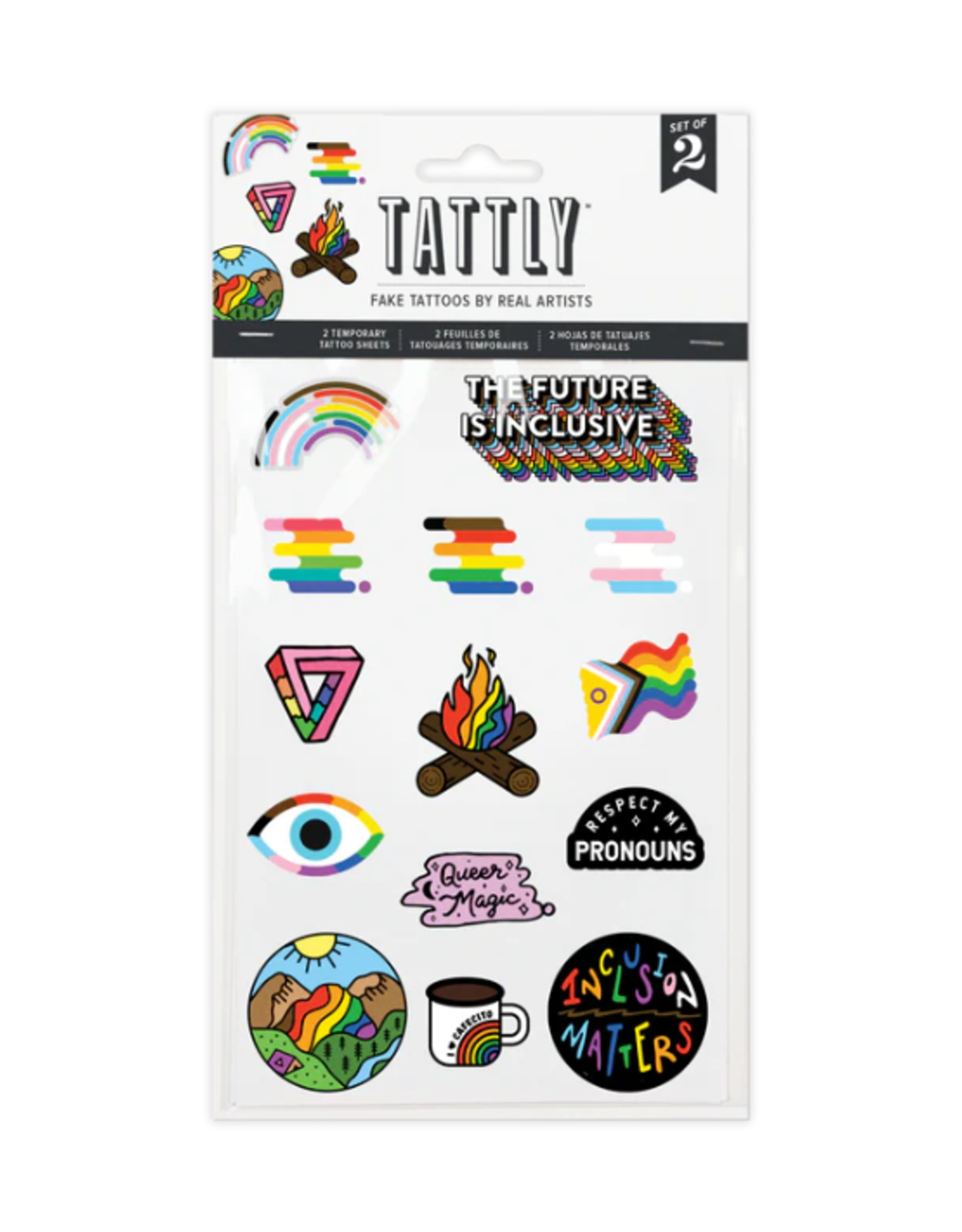 Tattly Tattly - Inclusive Pride Tattoo Sheet