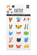 Tattly Tattly - Fuzzy Faces Tattoo Sheet