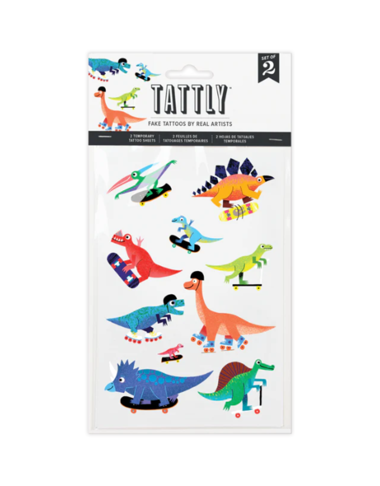 Tattly Tattly - Dino Derby Tattoo Sheet